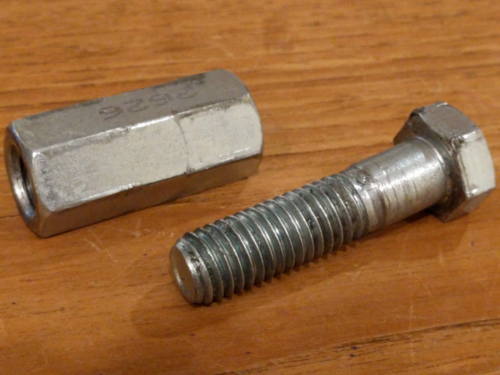 Coupling nut and the bolt
