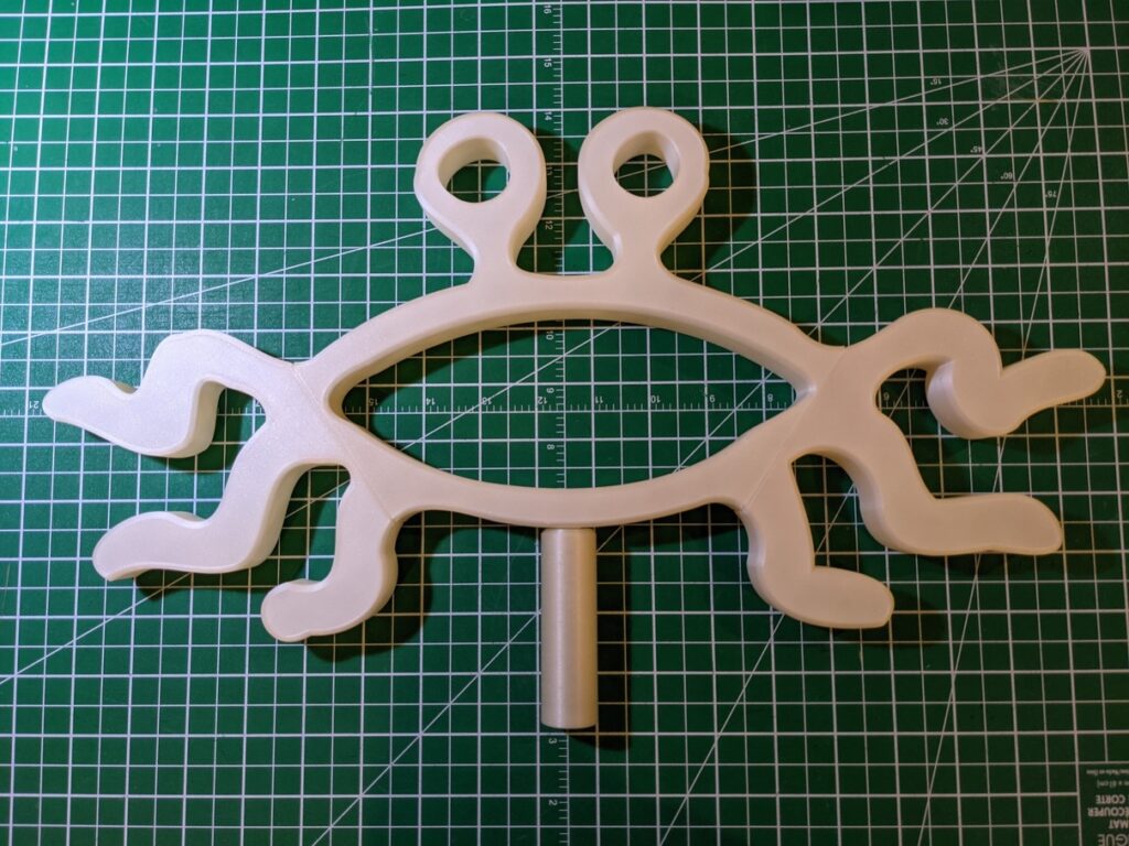 Flying Spaghetti Monster tree topper assembled